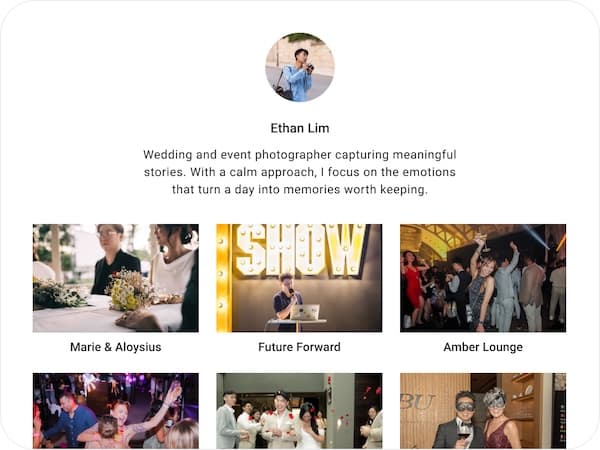 Portfolio mockup